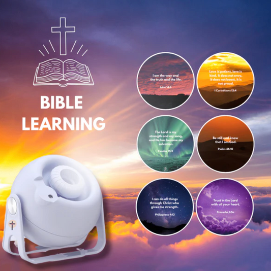 Bible Verse Projector (Comes with 6 Free Scripture Discs)